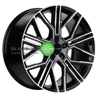 Khomen Wheels KHW2101 (Li 7/9) 9,5x21/5x120 ET45,5 D62,5 Black-FP