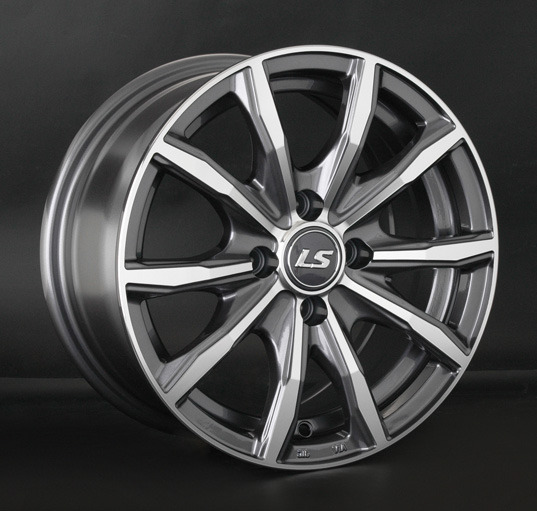 LS786 6x16/4x100 D60.1 ET50 Насыщенный темно-серый полностью полированный