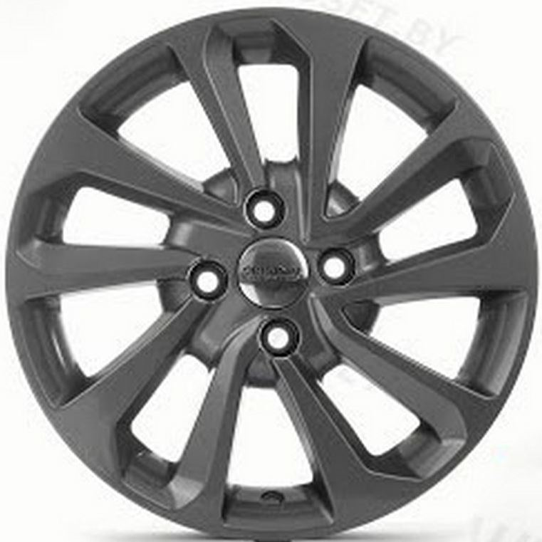 Скад KL-320 6x15/4x100 D54.1 ET46 Темно-серый цвет с перламутровыми оттенками