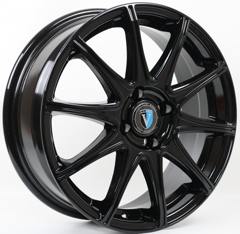 Venti 1606 6x16/4x100 D60.1 ET45 Черный глянцевый