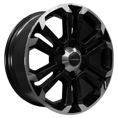 Khomen Wheels KHW1817 (Fortuner/Hilux) 7,5x18/6x139,7 ET30 D106,1 Black-FP