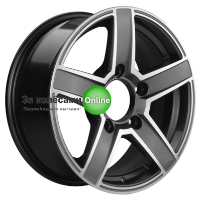 Khomen Wheels KHW1614 (Niva 4x4) 6,5x16/5x139,7 ET40 D98,5 Gray-FP