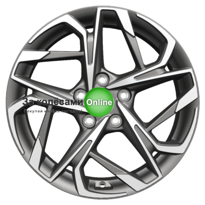 Khomen Wheels KHW1716 (Evolute i-Joy) 7x17/5x110 ET40 D67,1 Gray-FP