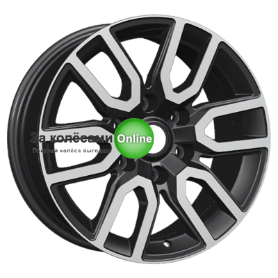 Khomen Wheels KHW1723 (Hyundai H-1/Staria) 8x17/6x139,7 ET50 D92,5 Black-FP