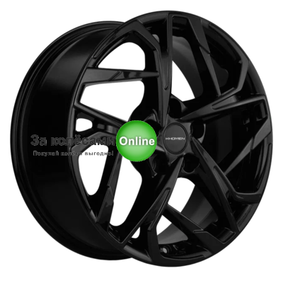 Khomen Wheels KHW1716 (Jac/Москвич 3) 7x17/5x108 ET40 D54,1 Black