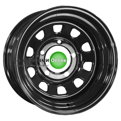 ZEPP 4x4 УАЗ Semicircle 8x16/5x139,7 ET-25 D110 Gloss Black (LTM)