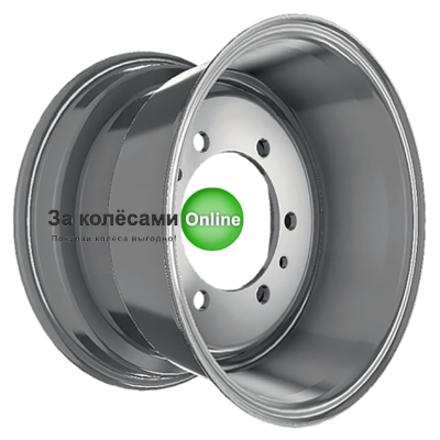 БЗТДиА 6/205/161/0 9x15,3/6x205 ET0 D161 Сферическая фаска R16 RAL4007 (00.00.000-07.32) (8 мм) (б/к)