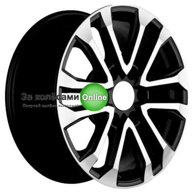 Khomen Wheels KHW1805 (Haval H5/Great Wall Hover H3/H5) 7,5x18/6x139,7 ET38 D100,1 Black-FP