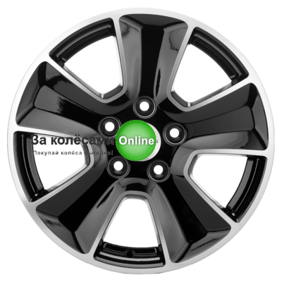 Khomen Wheels KHW1601 (DFM 580) 6,5x16/5x110 ET45 D67,1 Black-FP