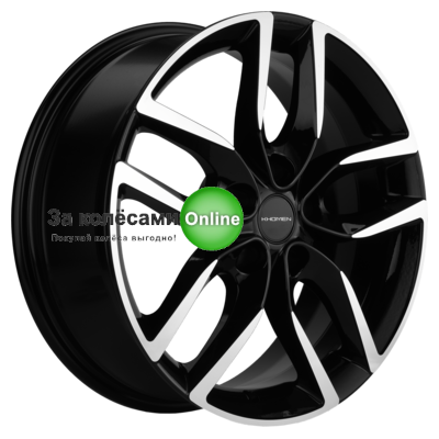 Khomen Wheels KHW1708 (Hyundai Creta) 6,5x17/5x114,3 ET49 D67,1 Black-FP