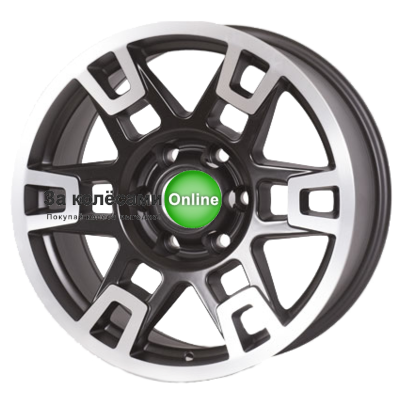 Lizardo XH286 (296) 8x18/6x139,7 ET10 D106,1 CBMF (шайба)
