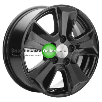 Khomen Wheels KHW1601 (Huyndai/Kia) 6,5x16/5x114,3 ET43 D67,1 Black