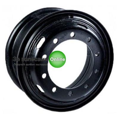 Kronprinz/Accuride 10/335/281/145,5 7x20/10x335 ET145,5 D281 M22 Black (53205-3101012-10) (12 мм) КАМАЗ 53205 и его мод.,прицепы Нефаз 2 500 кг