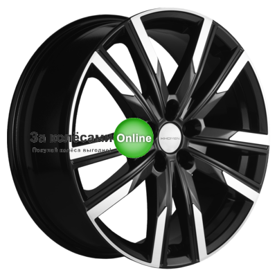 Khomen Wheels KHW1905 (Kodiaq/Tiguan) 7,5x19/5x112 ET43 D57,1 Black-FP