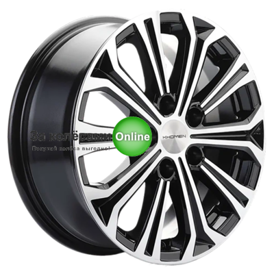 Khomen Wheels KHW1610 (Mitsubishi) 6,5x16/5x114,3 ET46 D67,1 Black-FP