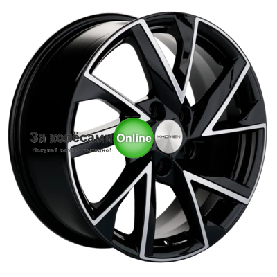Khomen Wheels KHW1714 (Changan CS35/CS35 Pro) 7x17/5x110 ET46 D63,3 Black-FP