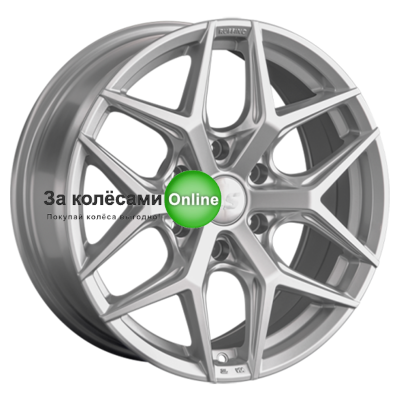 LS 1303 8x18/6x139,7 ET26 D78,1 Sil (конус, Колпак+лого)