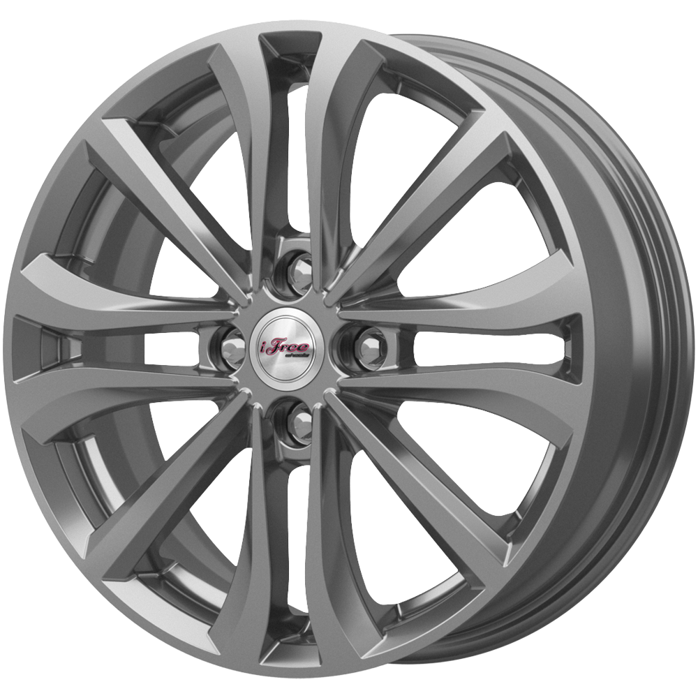 iFree Панган 6x16/4x100 D60.1 ET45 Насыщенный темно-серебристый