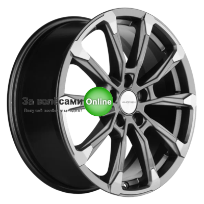 Khomen Wheels KHW1808 (Kodiaq/Tiguan) 7,5x18/5x112 ET43 D57,1 Gray-FP