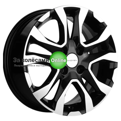 Khomen Wheels KHW1503 (Lada Granta) 6x15/4x98 ET36 D58,5 Black-FP