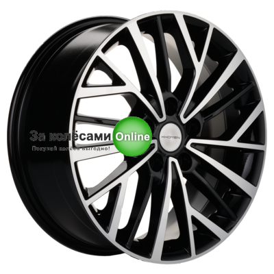 Khomen Wheels KHW1722 (Chery/Exeed) 6,5x17/5x108 ET33 D60,1 Black-FP