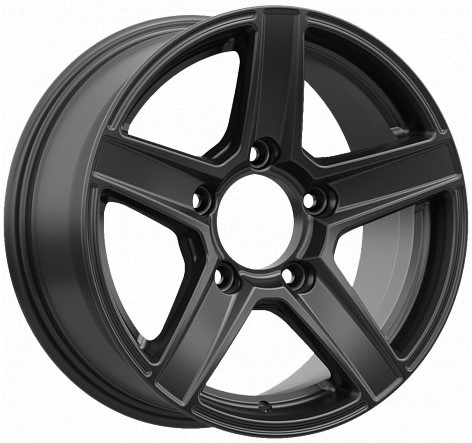 Скад Сафари 7x16/5x139.7 D98.5 ET30 Черный полностью матовый