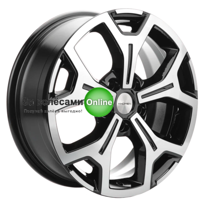 Khomen Wheels KHW1710(2) (Mercedes Vito) 6,5x17/5x112 ET50 D66,6 Black-FP