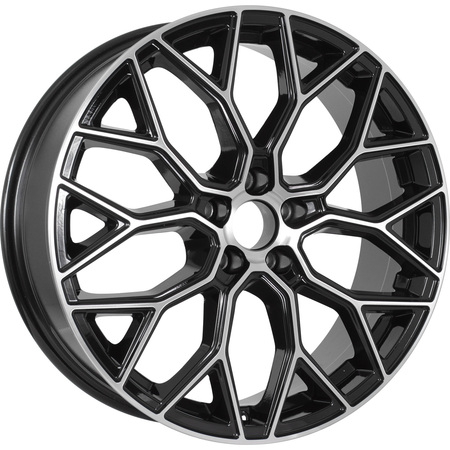 RST R059 7x19/5x108 D60.1 ET33 Глянцевый черный с полированной лицевой частью