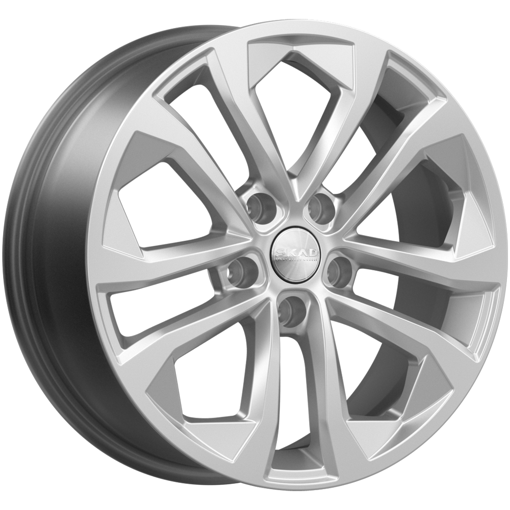 Скад Тукан 7x17/5x100 D67.1 ET45 Серебристый