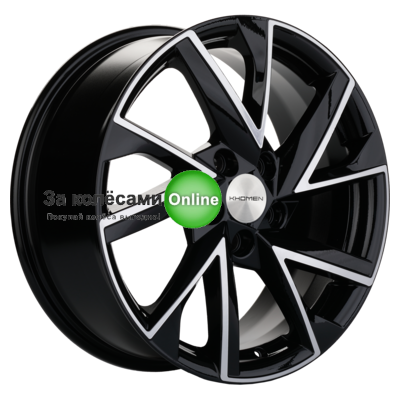 Khomen Wheels KHW1714 (Chery Tiggo/Tiggo 7 Pro) 7x17/5x108 ET40 D60,1 Black-FP