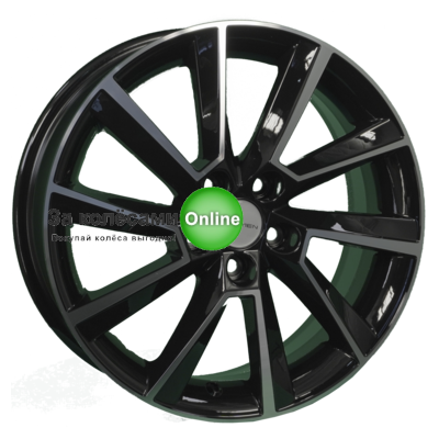 Khomen Wheels KHW1604 (Aveo) 6x16/5x105 ET39 D56,6 Black-FP