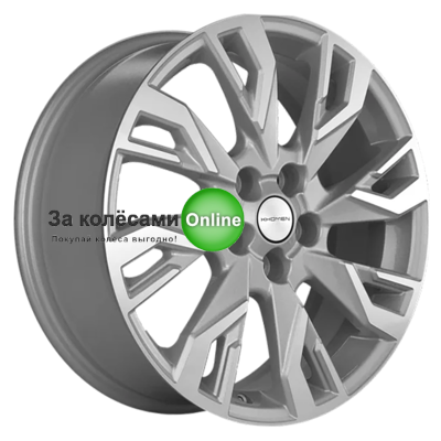 Khomen Wheels KHW1809 (Kodiaq/Tiguan) 7x18/5x112 ET43 D57,1 F-Silver-FP