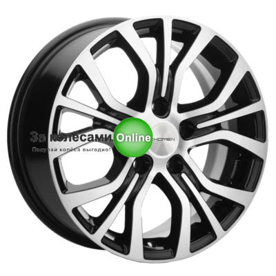 Khomen Wheels KHW1608 (Opel Zafira) 6,5x16/5x110 ET43 D65,1 Black-FP