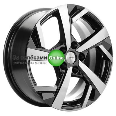 Khomen Wheels KHW1712 (DFM580) 7x17/5x110 ET45 D67,1 Black-FP