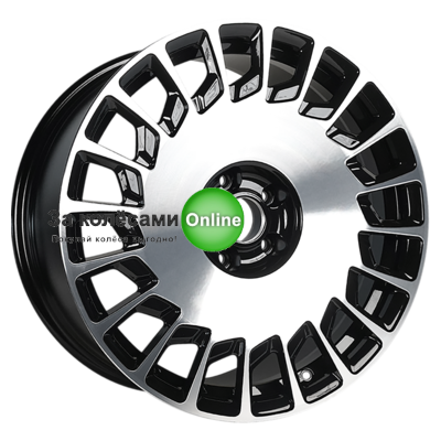 INCH ULF-R24 8x18/5x112 ET40 D66,56 Black Machine Face (ZJH) FlowForming