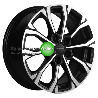 Khomen Wheels KHW1605 (Octavia A5/Golf/Jetta) 6,5x16/5x112 ET46 D57,1 Black-FP