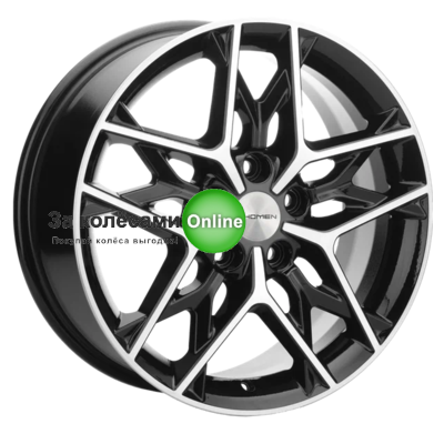 Khomen Wheels KHW1709 (Ford C-Max) 7x17/5x108 ET50 D63,35 Black-FP