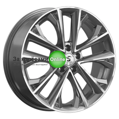 Premium Series КР012 (Coolray) 7x18/5x114,3 ET53 D54,1 Diamond Gloss Graphite