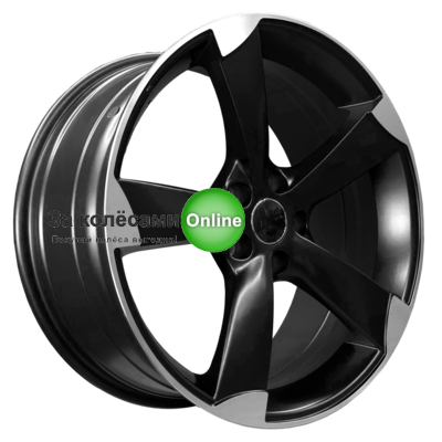 PDW 3006 9x20/5x112 ET35 D66,45 Flat Black Machine Face ()