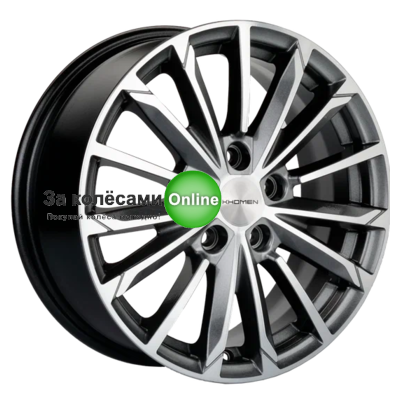 Khomen Wheels KHW1611 (Actyon) 6,5x16/5x112 ET39,5 D66,6 G-Silver-FP