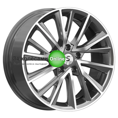 Premium Series КР010 (Exeed TXL) 7,5x18/5x108 ET36 D65,1 Diamond Gloss Graphite (79189)