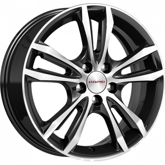 K&K Samara 6x16/5x114.3 D67.1 ET43 Алмаз Черн