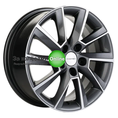 Khomen Wheels KHW1507 (Rapid/Fabia) 6x15/5x100 ET38 D57,1 Gray-FP