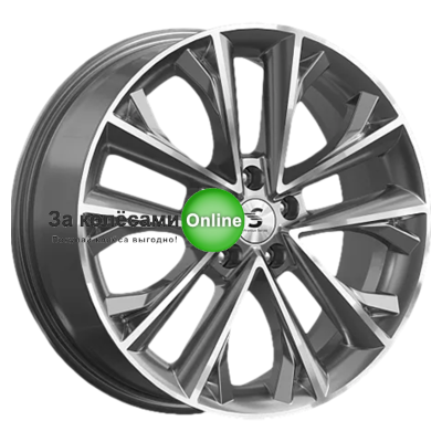 Premium Series КР012 (Tiggo 7 Pro) 7x18/5x108 ET33 D60,1 Diamond Gloss Graphite (4200017)