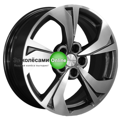 Khomen Wheels KHW1724 (Jac/Москвич 3) 7x17/5x108 ET40 D54,1 Gray-FP