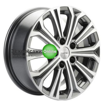 Khomen Wheels KHW1610 (Octavia) 6,5x16/5x112 ET50 D57,1 Gray-FP