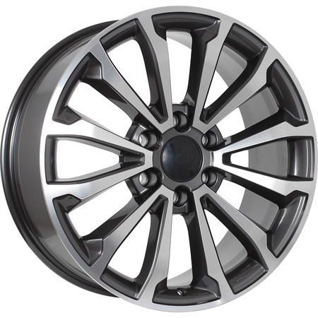 СКАД Premium Series КР006 (20_TANK 500) 8.5x20/6x139.7 D100.1 ET33 Светло-серый зеркальный