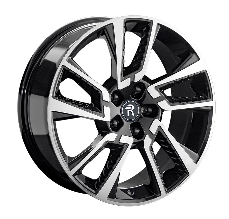 Replay TY433 8x18/5x114.3 D60.1 ET50 Чёрный глянцевый с полированной лицевой частью