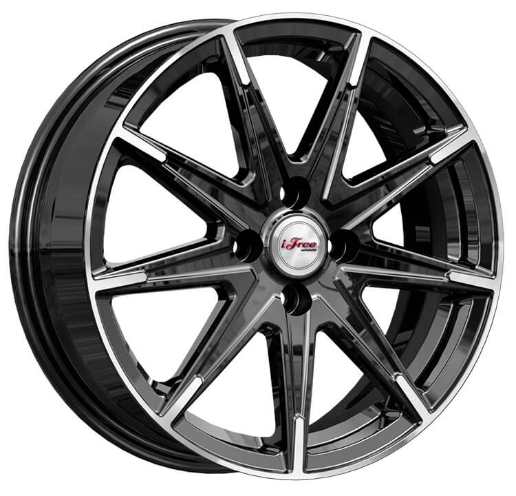 iFree Хит 6x16/4x100 D60.1 ET45 Блэк Джек