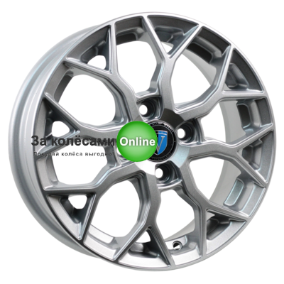Venti 1619 (Solaris) 6x16/4x100 ET46 D54,1 Silver